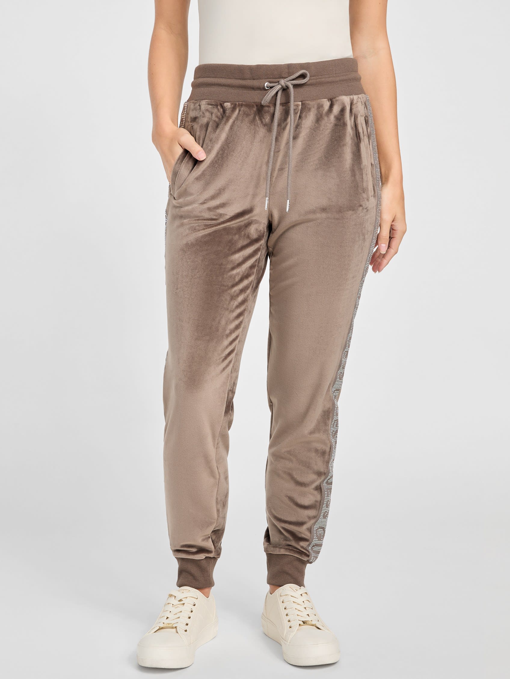 

Спортивные штаны Mercedes Velour Guess Factory, цвет general brown