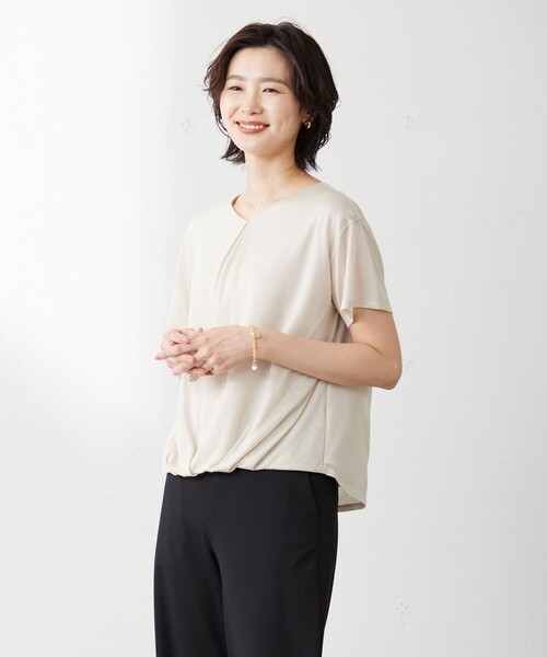 

Футболка из целлюлозного трикотажа J.PRESS, бежевый