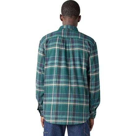 

Свободная фланелевая рубашка Flex с длинными рукавами мужская Dickies, цвет Forest Green Multi Plaid