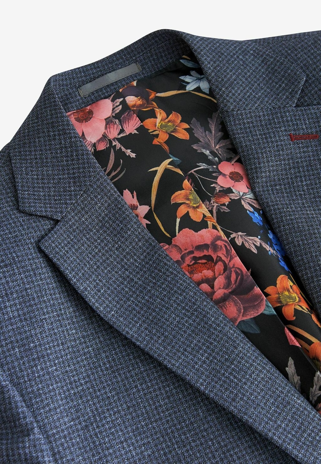 

Пиджак SLIM FIT PUPPYTOOTH Next, синий