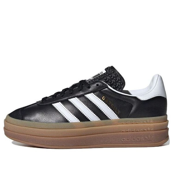 Кроссовки (WMNS) Adidas Originals Gazelle Shoes 'Black White Gum', черный