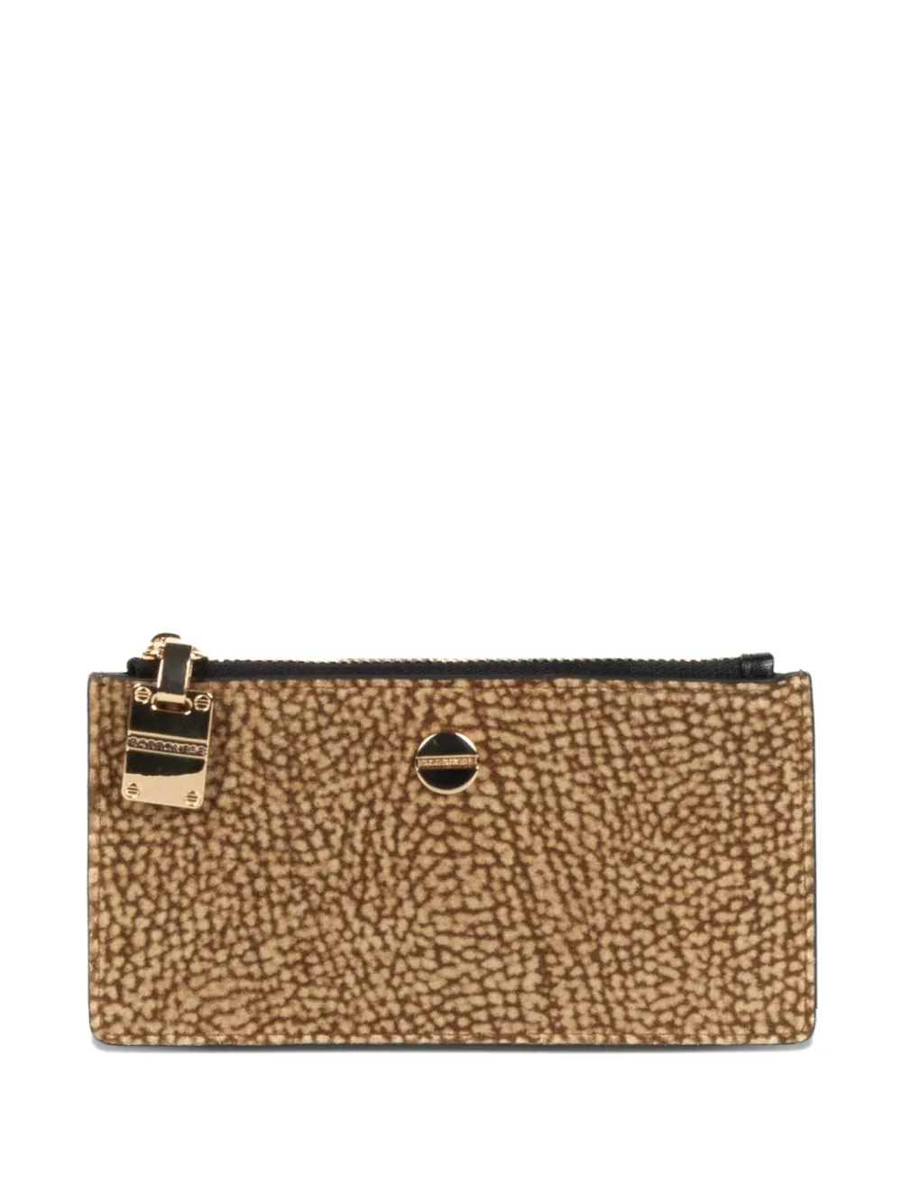 

Средний кардхолдер на молнии сверху Borbonese, коричневый