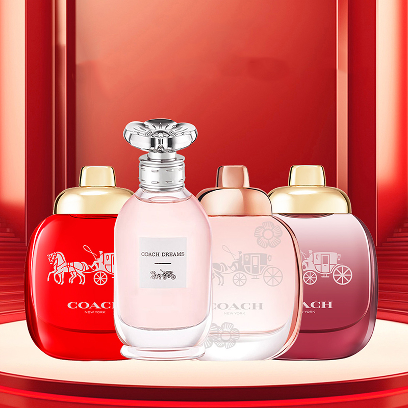 COACH Набор пробников духов new york floral essence, четыре флакона eau de parfum edp, ароматы rose strawberry, 4,5 мл*4 — фото 3