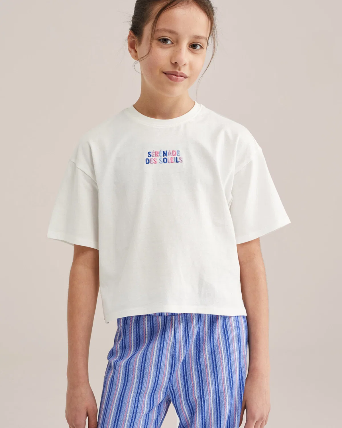 Футболка 'Meisjes' We Fashion, Off White — фото 3