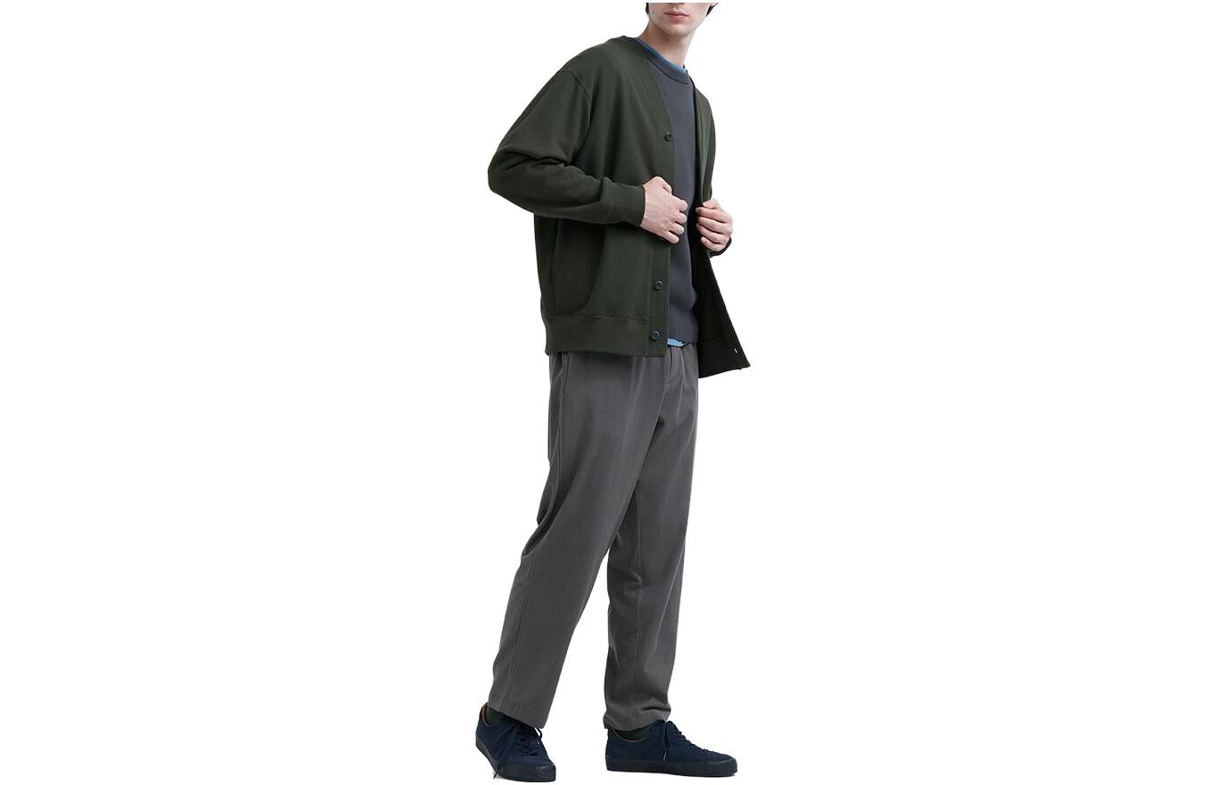 

Повседневные брюки мужские черные Uniqlo, черный