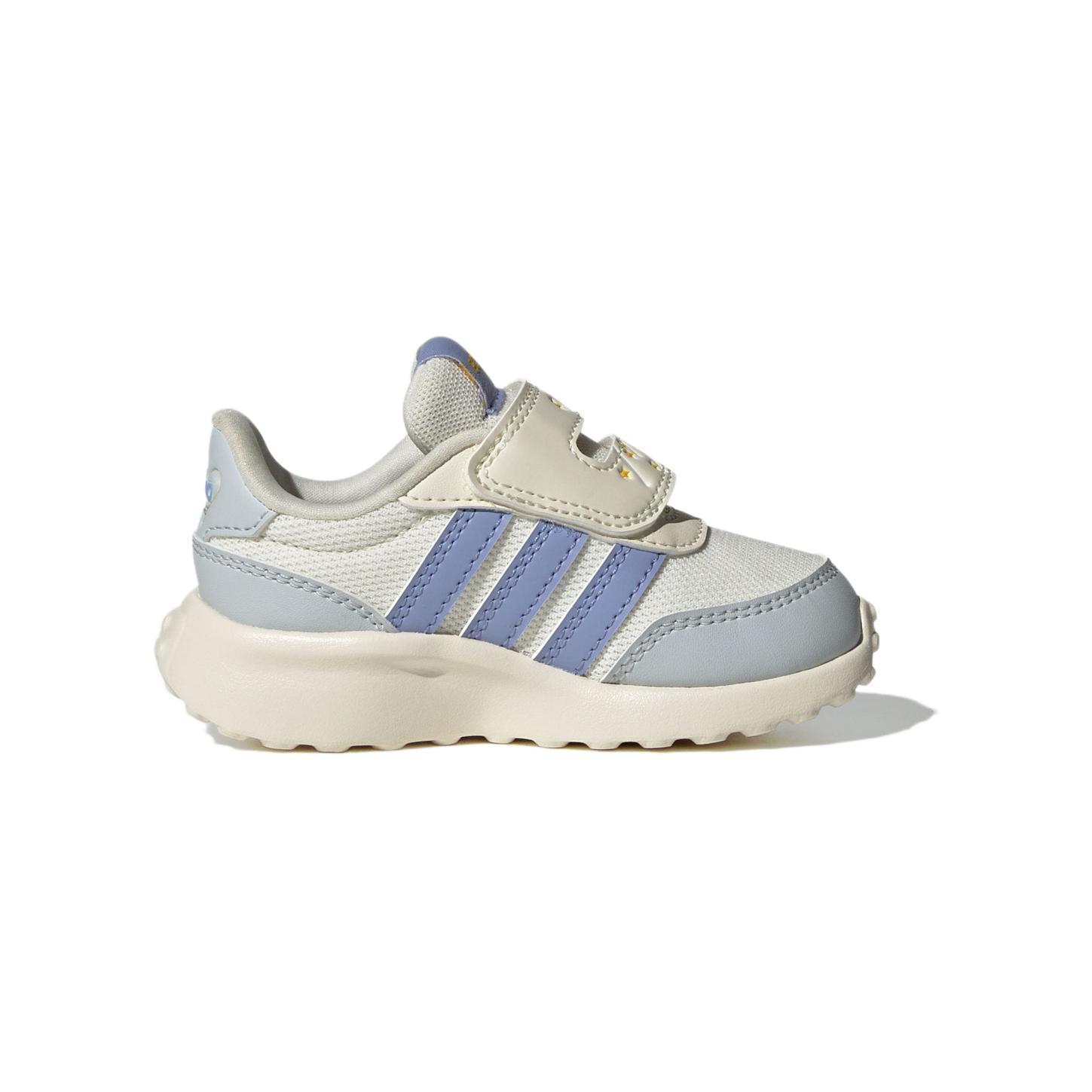 Кроссовки низкие RUN 70s AC I устойчивые к истиранию для малышей Adidas, Jade White/Light Blue — фото 2