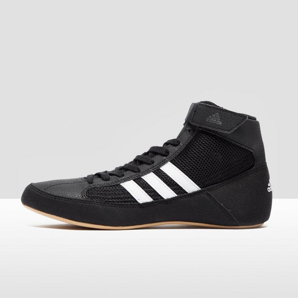 Мужские борцовские кроссовки Adidas HVC 2 для подростков, черный — фото 2