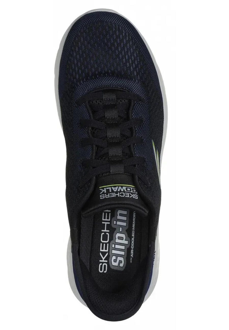 Кроссовки Skechers мужские GO WALK FLEX - New World Sneakers Slip In Vegan 216505 NVLM синие — фото 3
