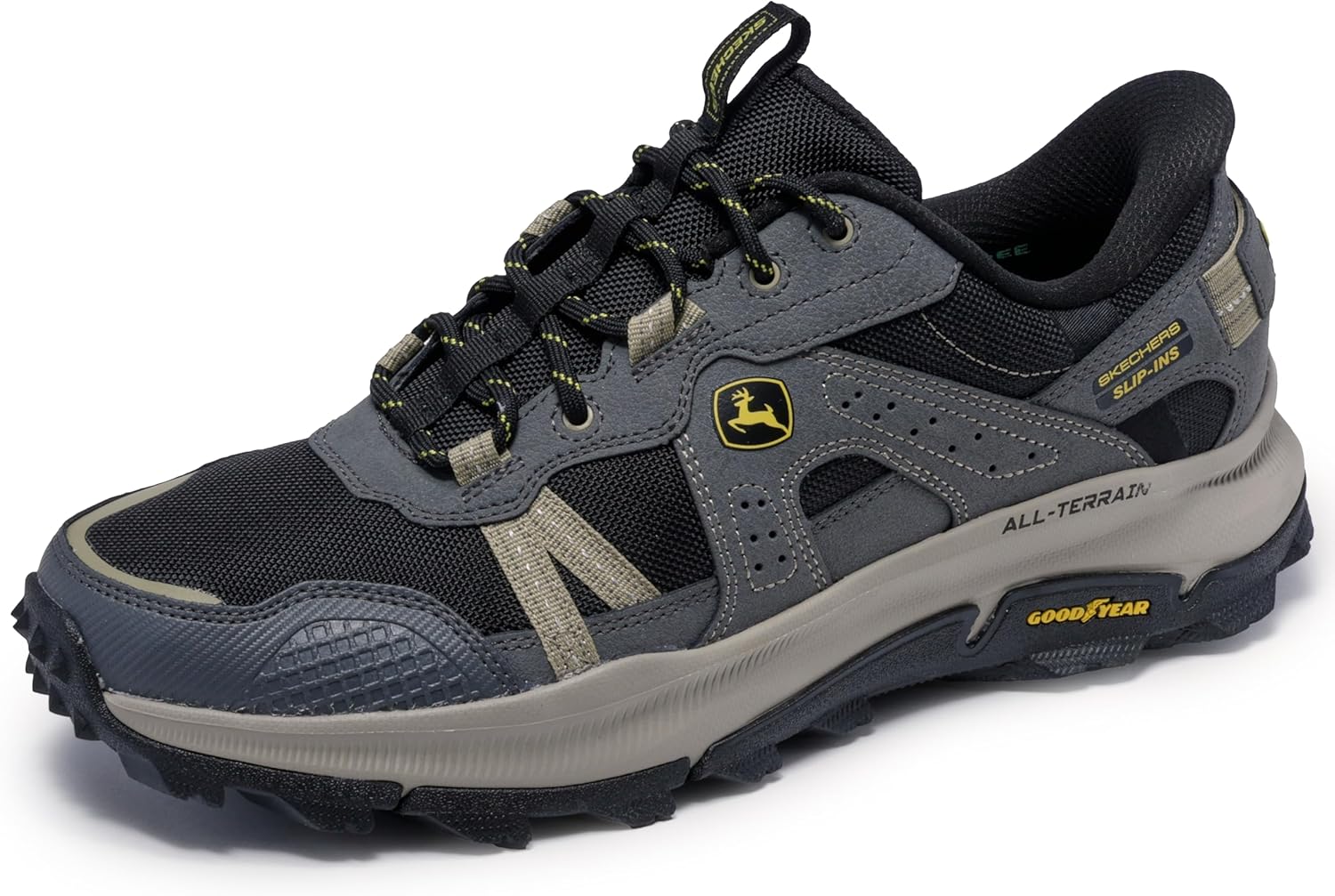 

Мужские походные кроссовки Skechers John Deere Equalizer 5.0 Trail Harvester, черный/угольный