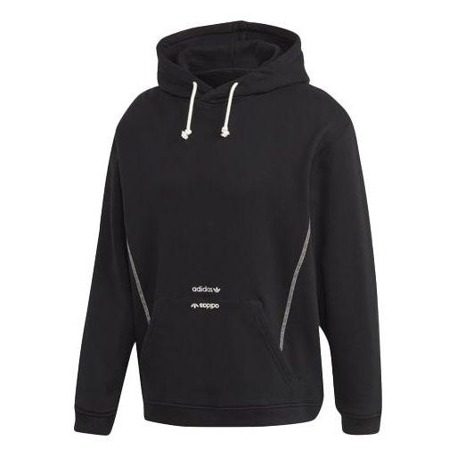 

Толстовка Adidas Originals R.Y.V. Hooded Pullover 'Black', черный