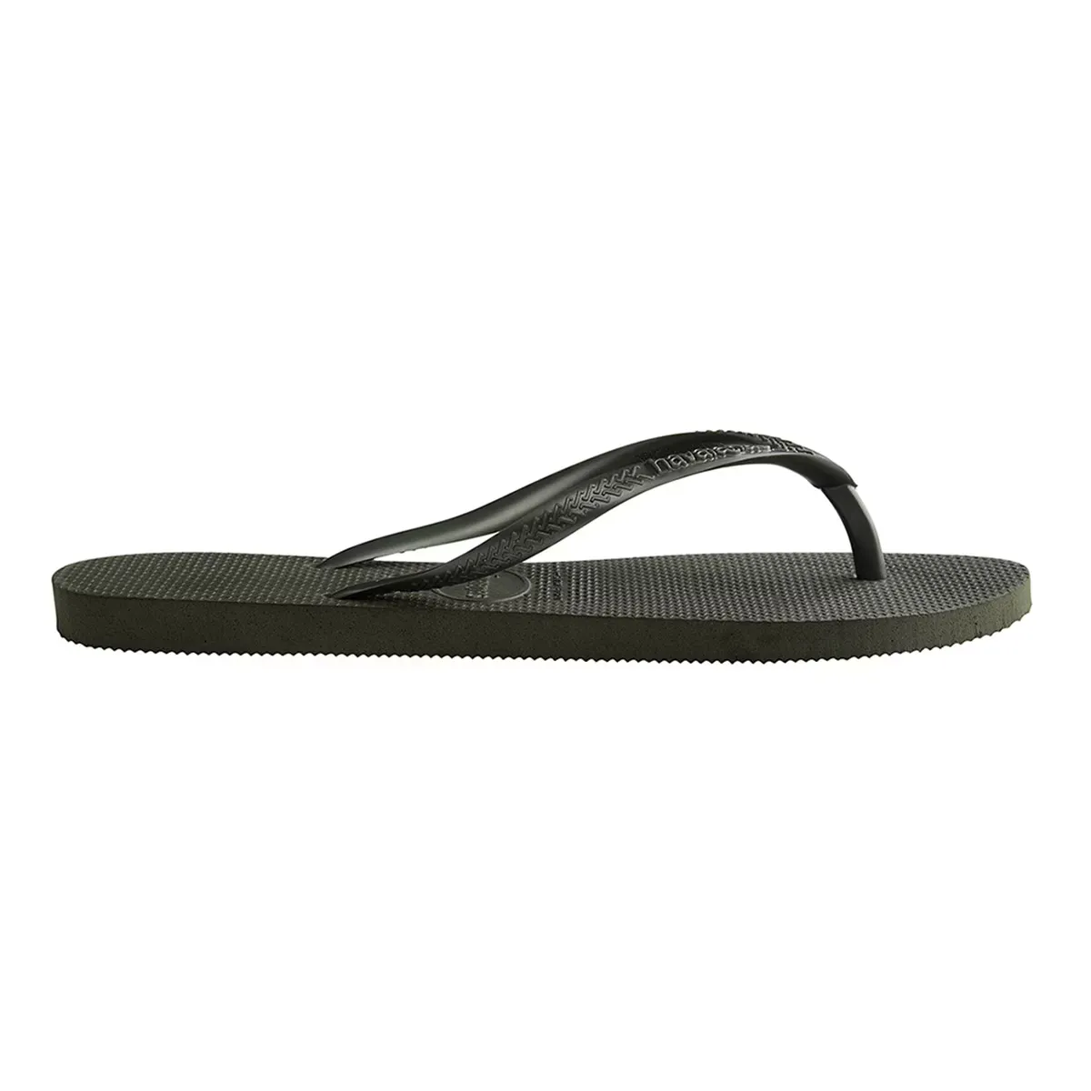 Женские тонкие шлепанцы Havaianas для ванны, зеленый — фото 4
