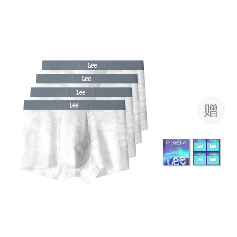 

Подарочный набор мужского белья 4 шт Lee, коричневый белый+коричневый белый+коричневый белый+коричневый белый