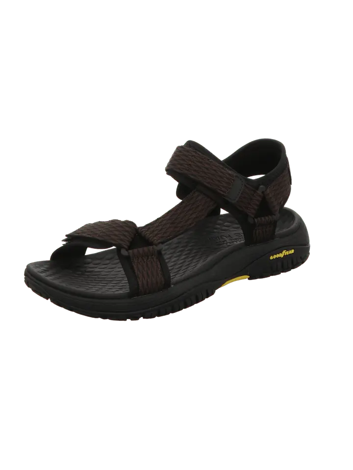 

Сандалии Skechers Sandaletten Tiefenfußbett Relaxed, коричневый