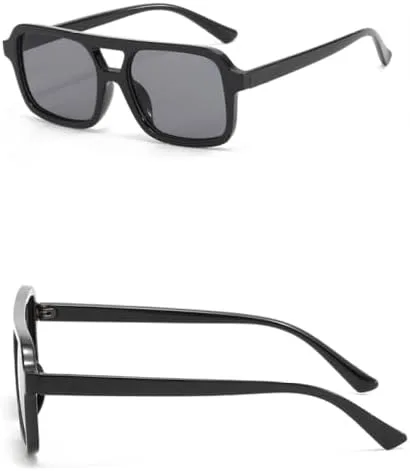 

Новые солнцезащитные очки Bars 2025 года в стиле ретро, ​​модные, для активного отдыха, езды на велосипеде, с защитой от УФ-излучения, женские WQFFQWK, Black Green