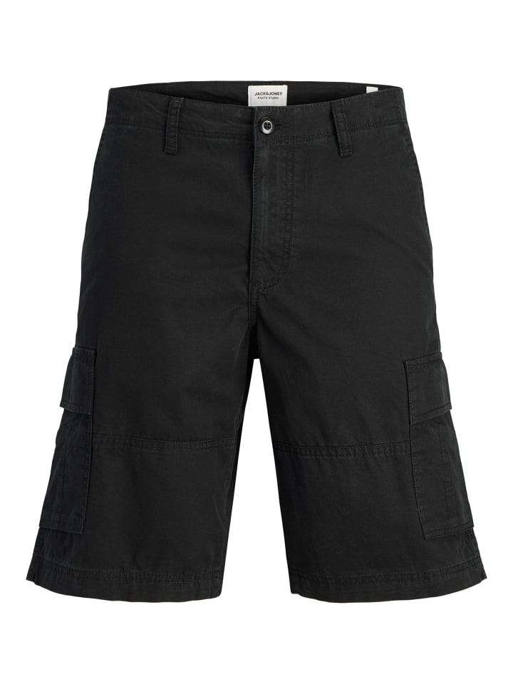 

Тканевые шорты JACK & JONES PLUS, черный