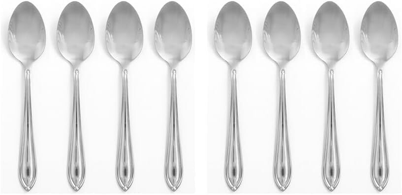 

Обеденные ложки Hampton Forge Ginger, 4 шт., 0,35 фунта, металлик (2 шт. в упаковке), Metallic