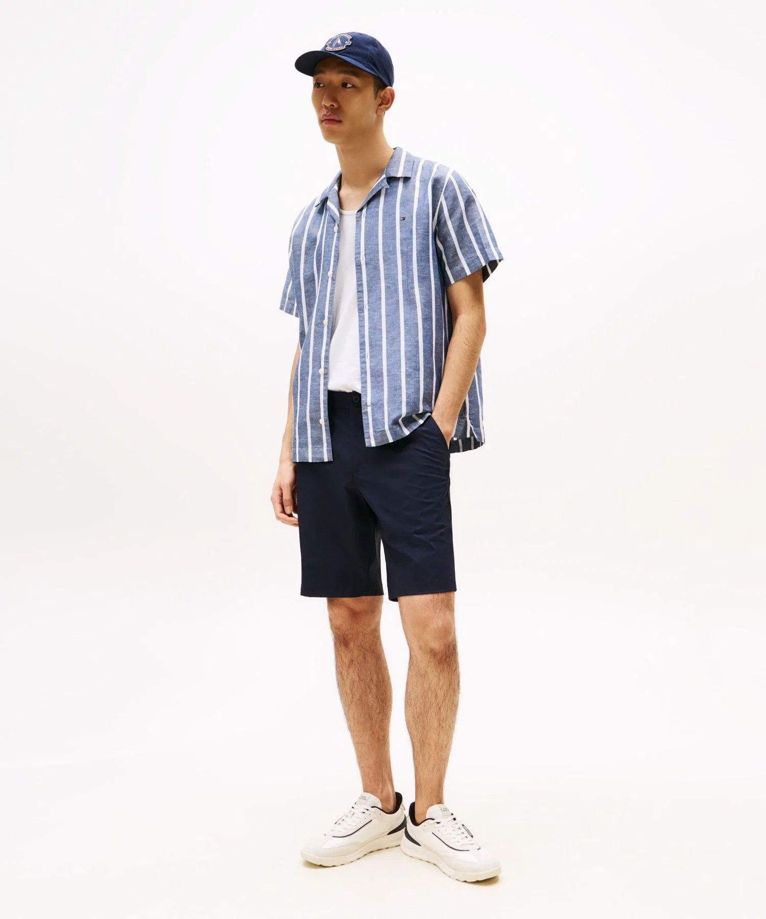 Мужские шорты Tommy Hilfiger повседневные серые — фото 2