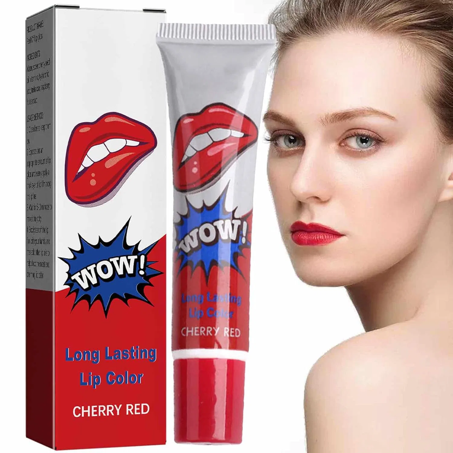 Стойкий тинт-пленка для губ Bavokon, Cherry Red