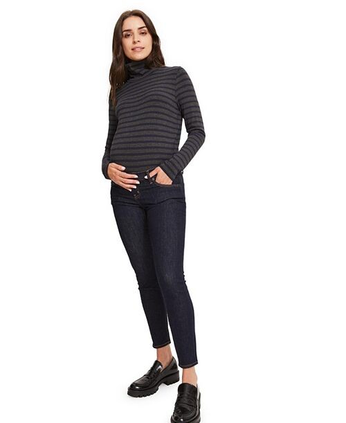 Узкие джинсы для беременных Under the Bump HATCH Collection, цвет Black — фото 3