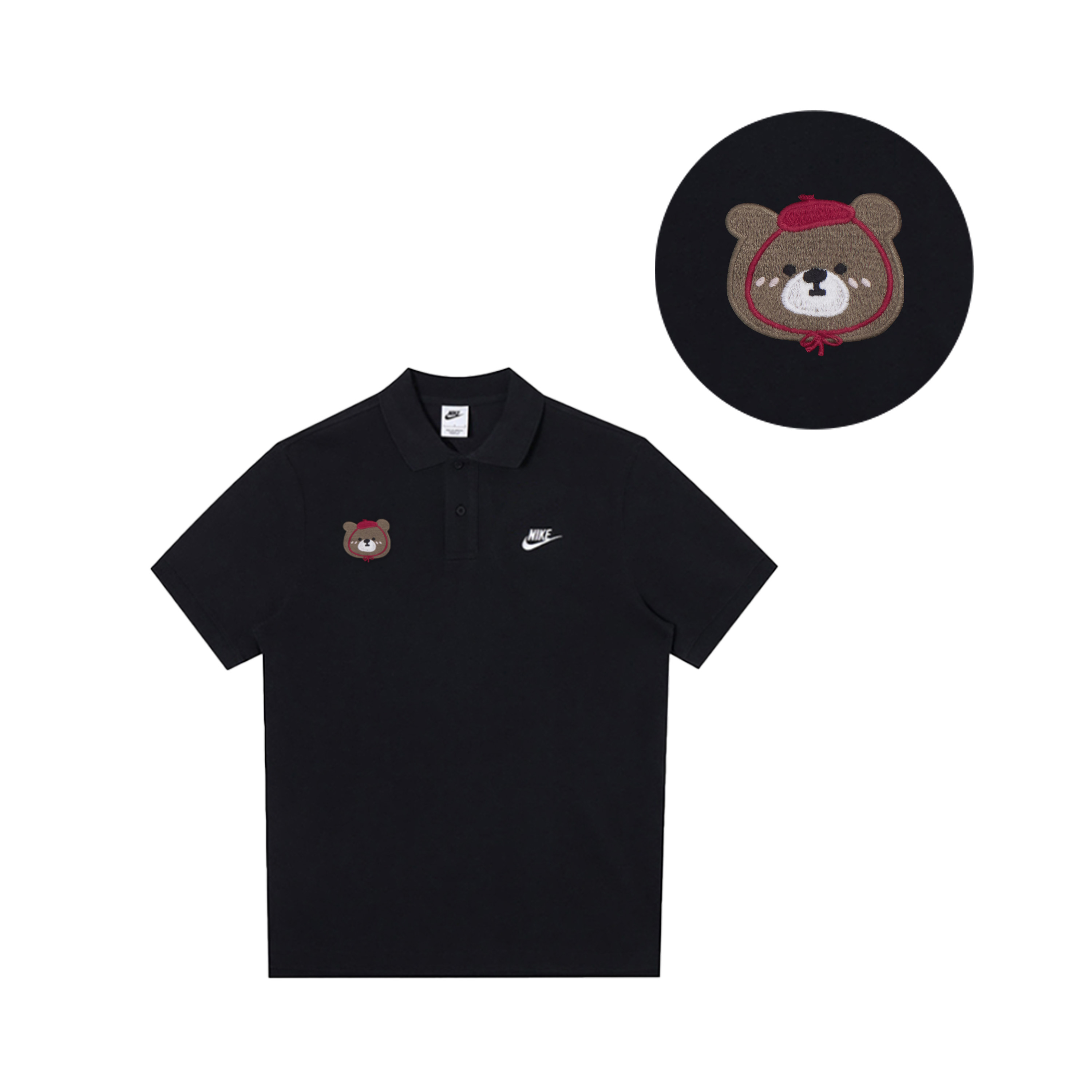 

Nike Спортивная поло мужская black, Черный, Nike Спортивная поло мужская black