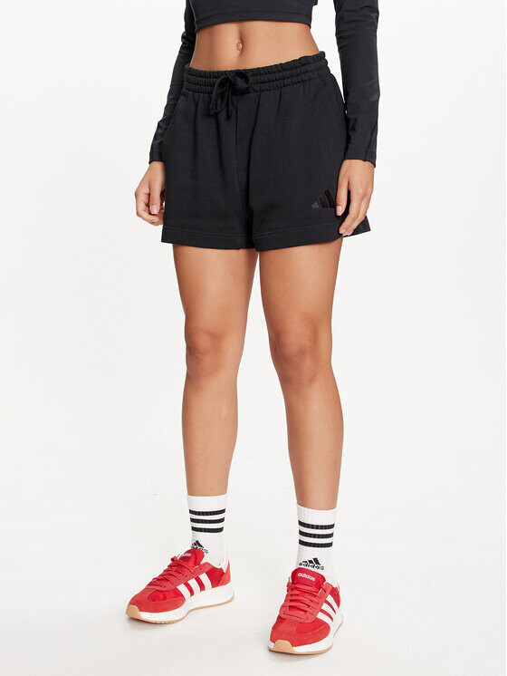 

Спортивные шорты свободного кроя Adidas, черный