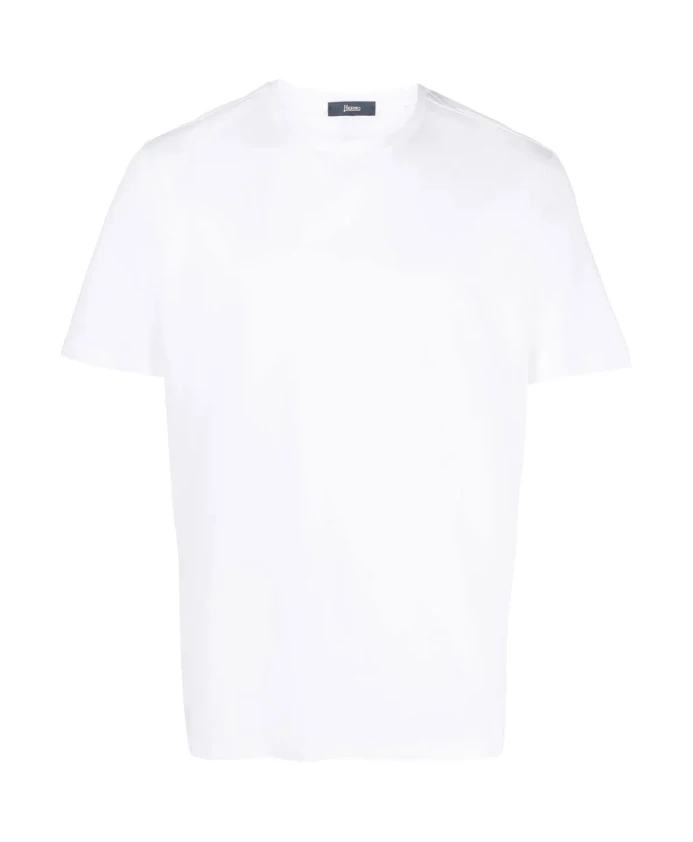 

Повседневная хлопковая футболка Herno, белый