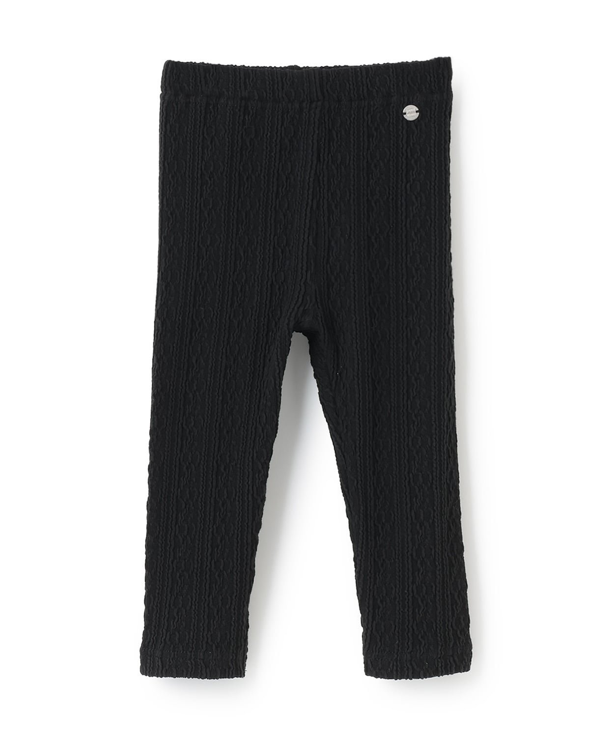 Жаккардовые леггинсы с маслом ши Petit main, Black