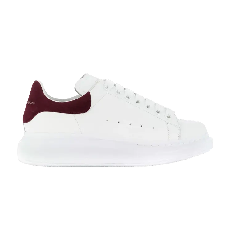 Кроссовки Alexander McQueen Wmns Oversized Sneaker, White Burgundy