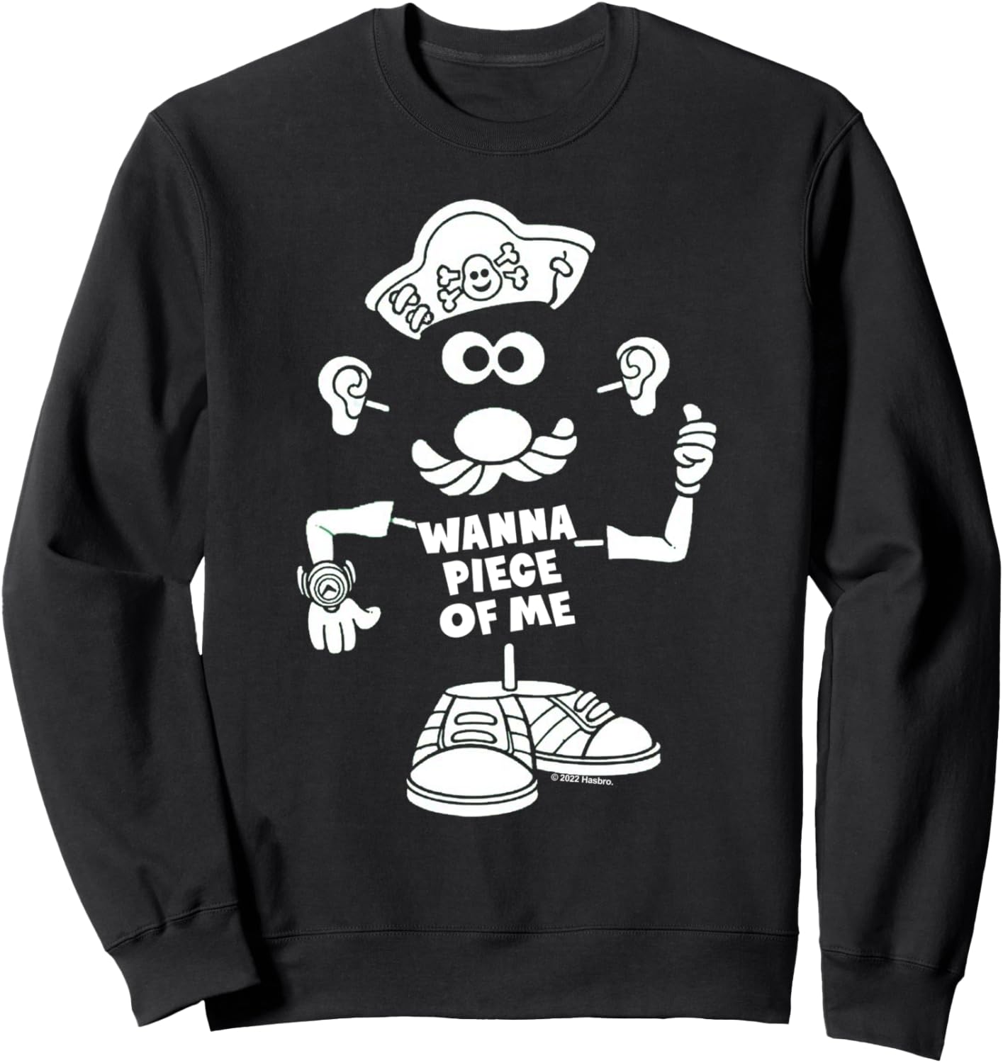 

Толстовка с изображением мистера Картофельной Головы и надписью Хочешь кусочек меня, разобранный, черная Mr. Potato Head, Черный, Толстовка с изображением мистера Картофельной Головы и надписью Хочешь кусочек меня, разобранный, черная Mr. Potato Head