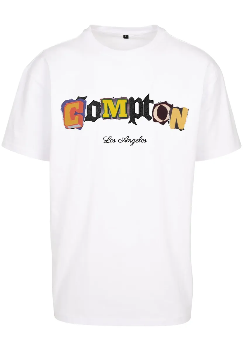 

Футболка Upscale by Mister Tee "Upscale by Mister Tee Unisex Compton L.A. Oversize Tee", белый