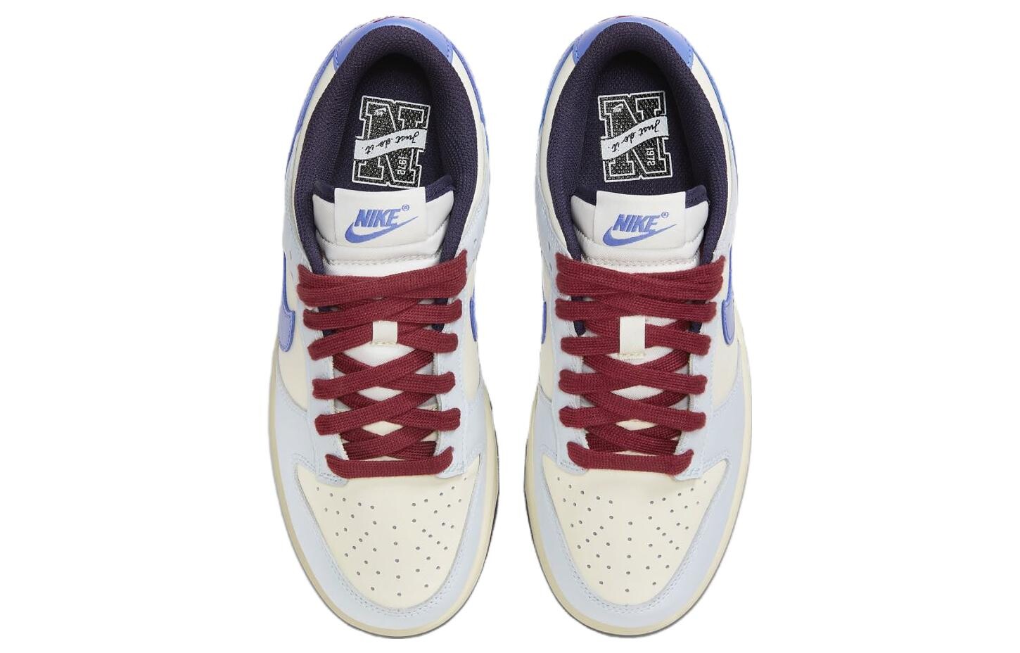 Женские кроссовки для скейтбординга Nike Dunk, Синий оттенок/Голубая радость/Игривый розовый/Опти-желтый — фото 4