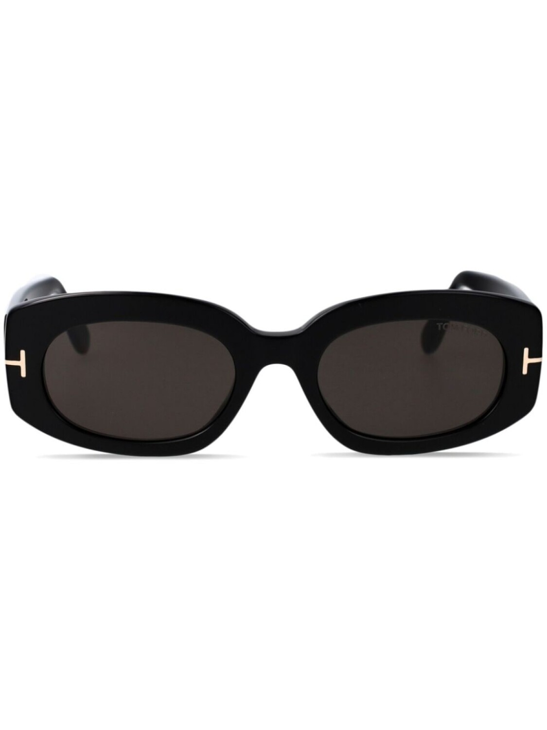 

Солнцезащитные очки в овальной оправе TOM FORD Eyewear, черный
