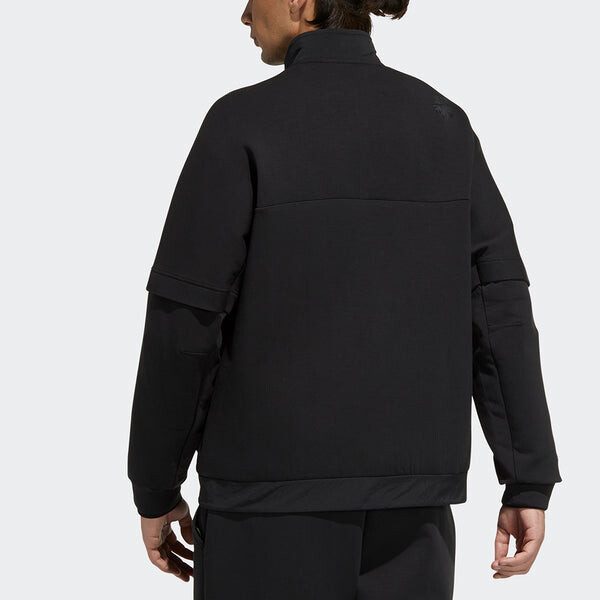 Куртка adidas Wj Kn Mid Casual Sports Breathable Jacket Black, черный — фото 3