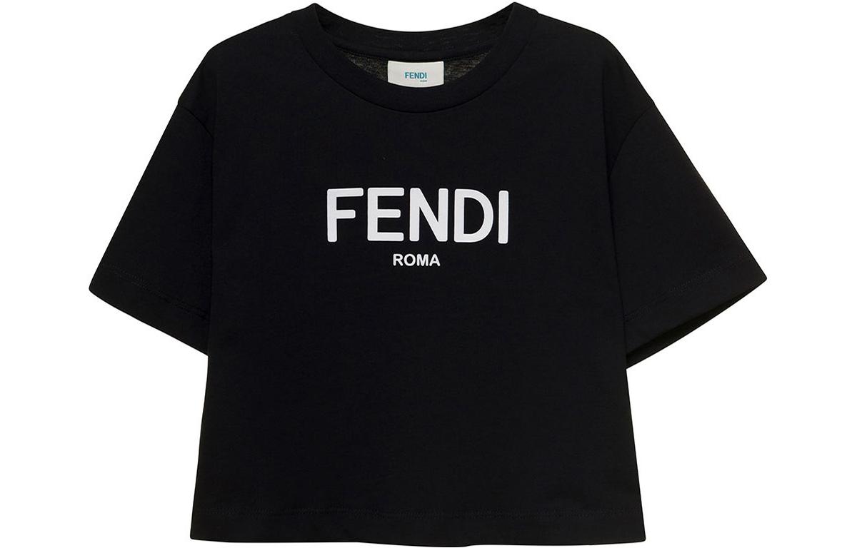 Детская футболка FENDI, черный — фото 3