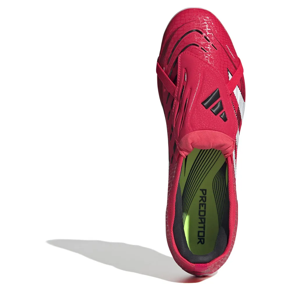 Футбольные бутсы adidas Predator Pro Fold Over Tongue FG/MG, красный — фото 2