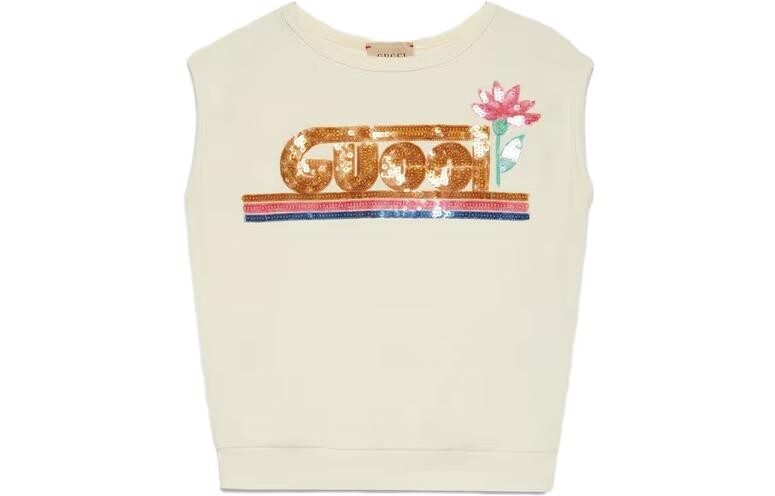 

Детский жилет GUCCI, цвет Off-white