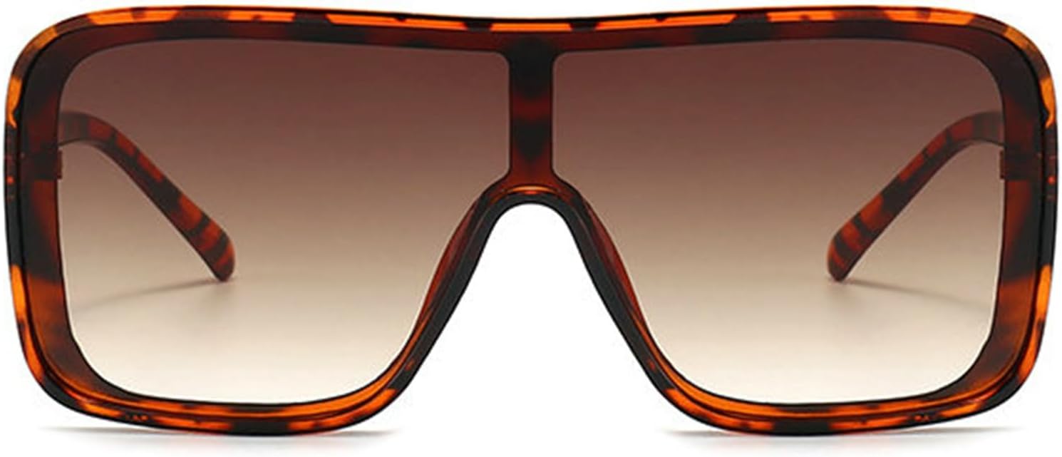 

Willochra Роскошные винтажные солнцезащитные очки большого размера квадратной формы для женщин, цельные солнцезащитные очки-щитки для мужчин, модные черные очки UV400, C4