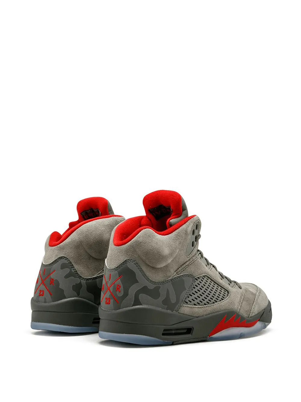 Кроссовки Air  5 Retro Jordan, серый — фото 3