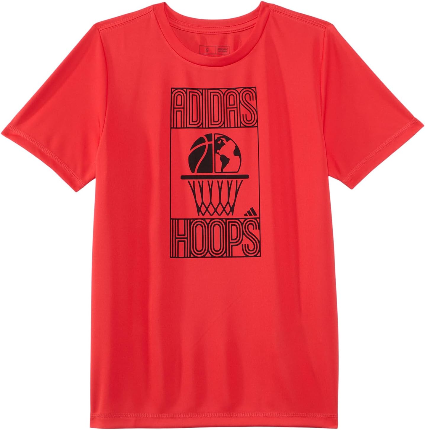

Футболка adidas Kids SS Poly Sport Tee(Big Kid), цвет Bright Red