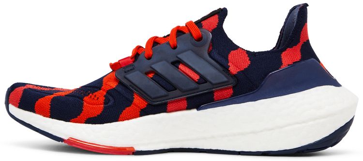 Кроссовки adidas Marimekko x Wmns UltraBoost 22 'Lush Red Navy', красный — фото 3