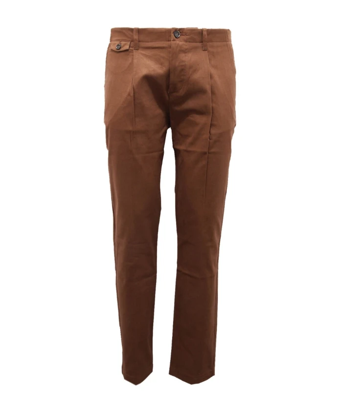 

Хлопчатобумажные брюки Paolo Pecora, коричневый