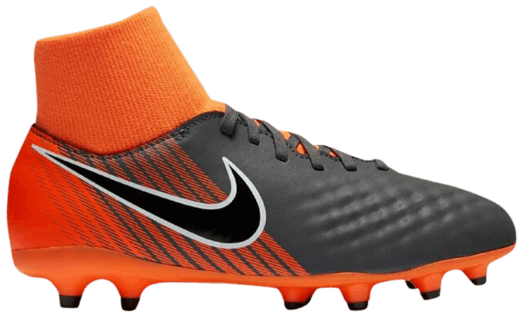 

Кроссовки Nike Magista Obra 2 Academy DF FG GS 'Dark Grey Orange', серый