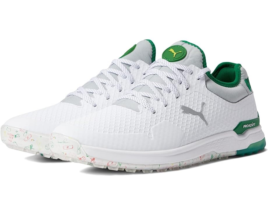 

Кроссовки Puma Proadapt Alphacat - Arnold Palmer Inv., цвет Puma White/Puma Silver/Amazon Green, Белый, Кроссовки Puma Proadapt Alphacat - Arnold Palmer Inv., цвет Puma White/Puma Silver/Amazon Green