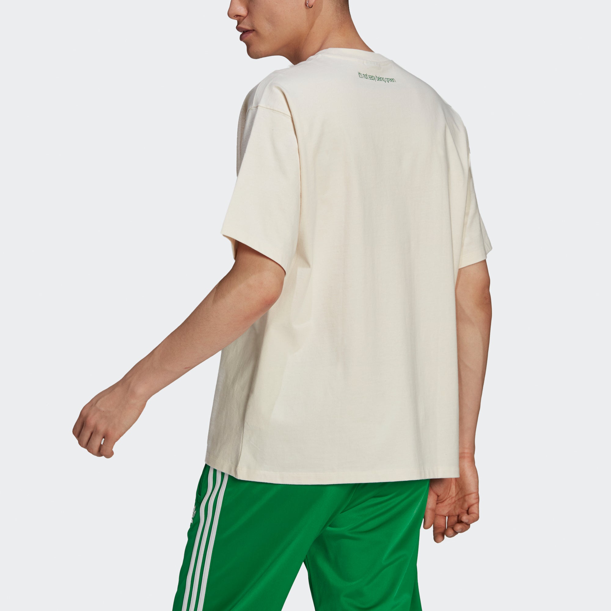Футболка adidas originals Star War Yoda Printing Sports Round Collar GS White GP3461, кремовый — фото 4