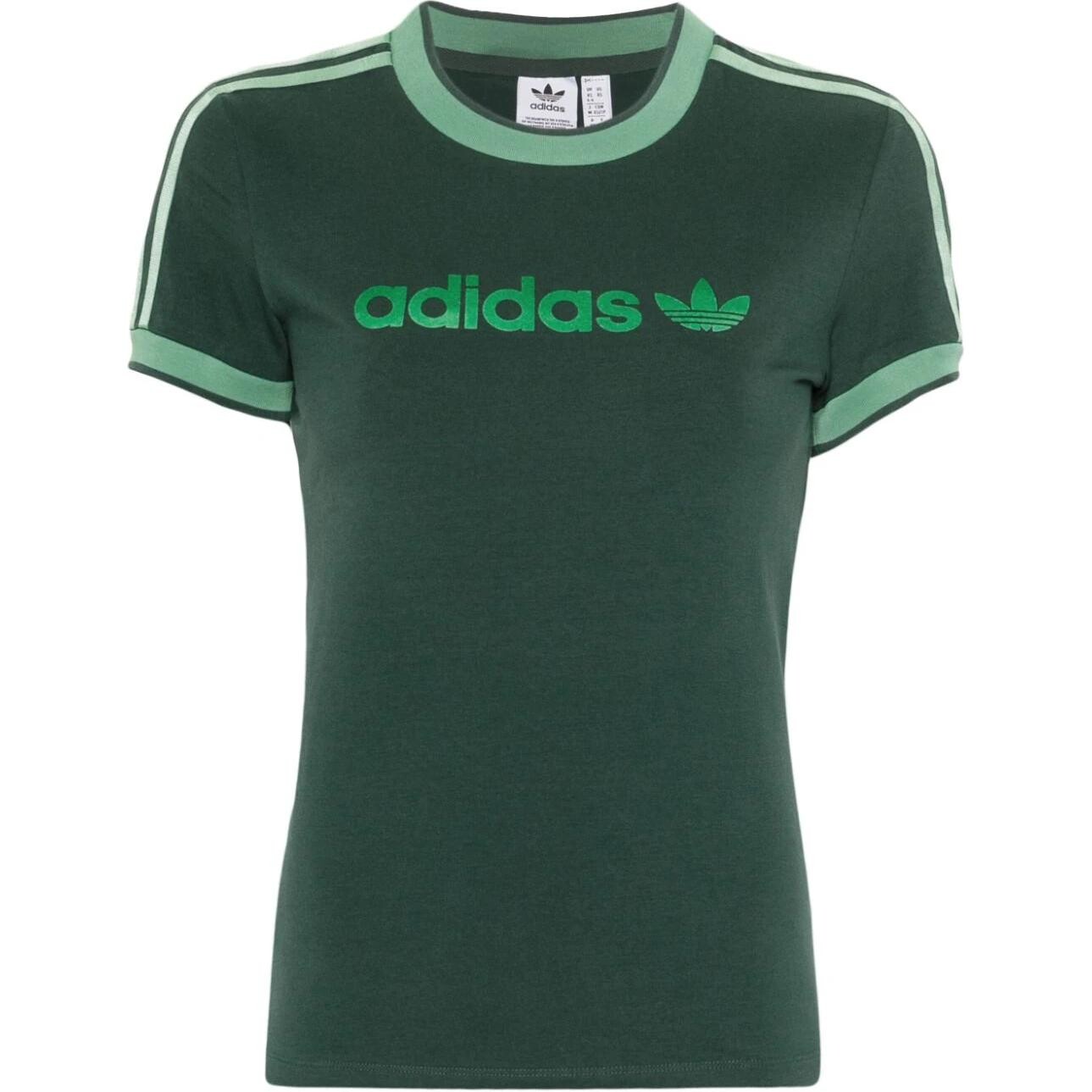 

Футболка женская зеленая Adidas Originals