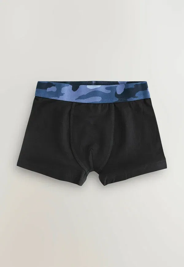 Трусы 5 шт Next, black with camo waistband, черные с камуфляжным поясом — фото 4