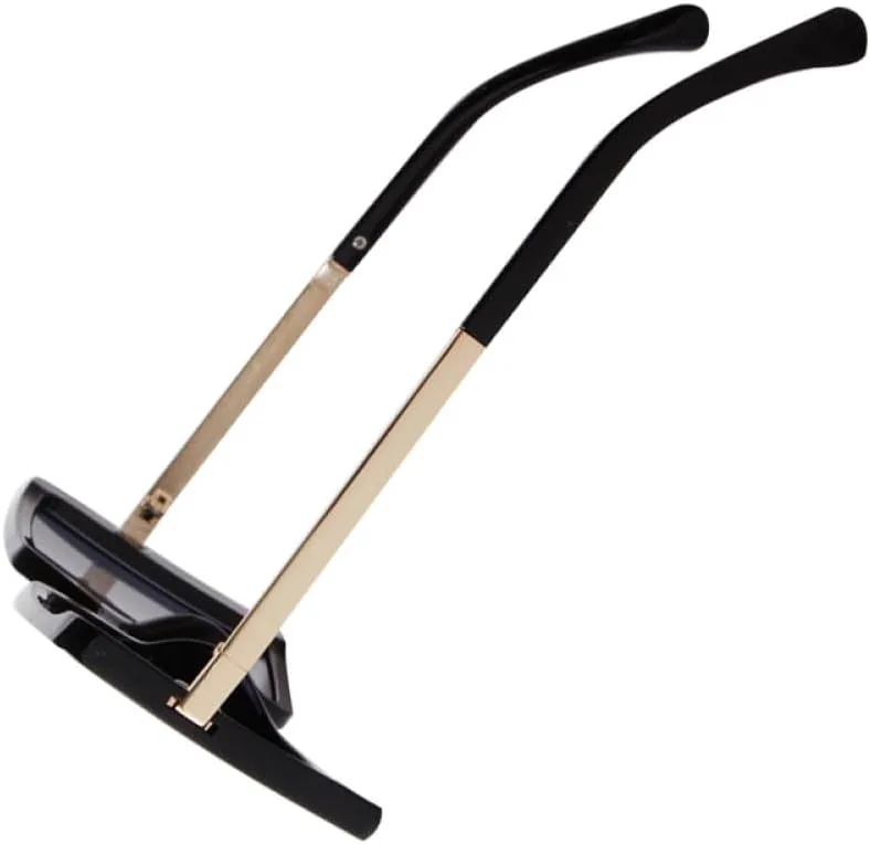 

Большие солнцезащитные очки для женщин, роскошные, модные, красно-синие, с прозрачными линзами, винтажные, для мужчин, градиентные, очки UV400 TYUVIVO, C1 Black