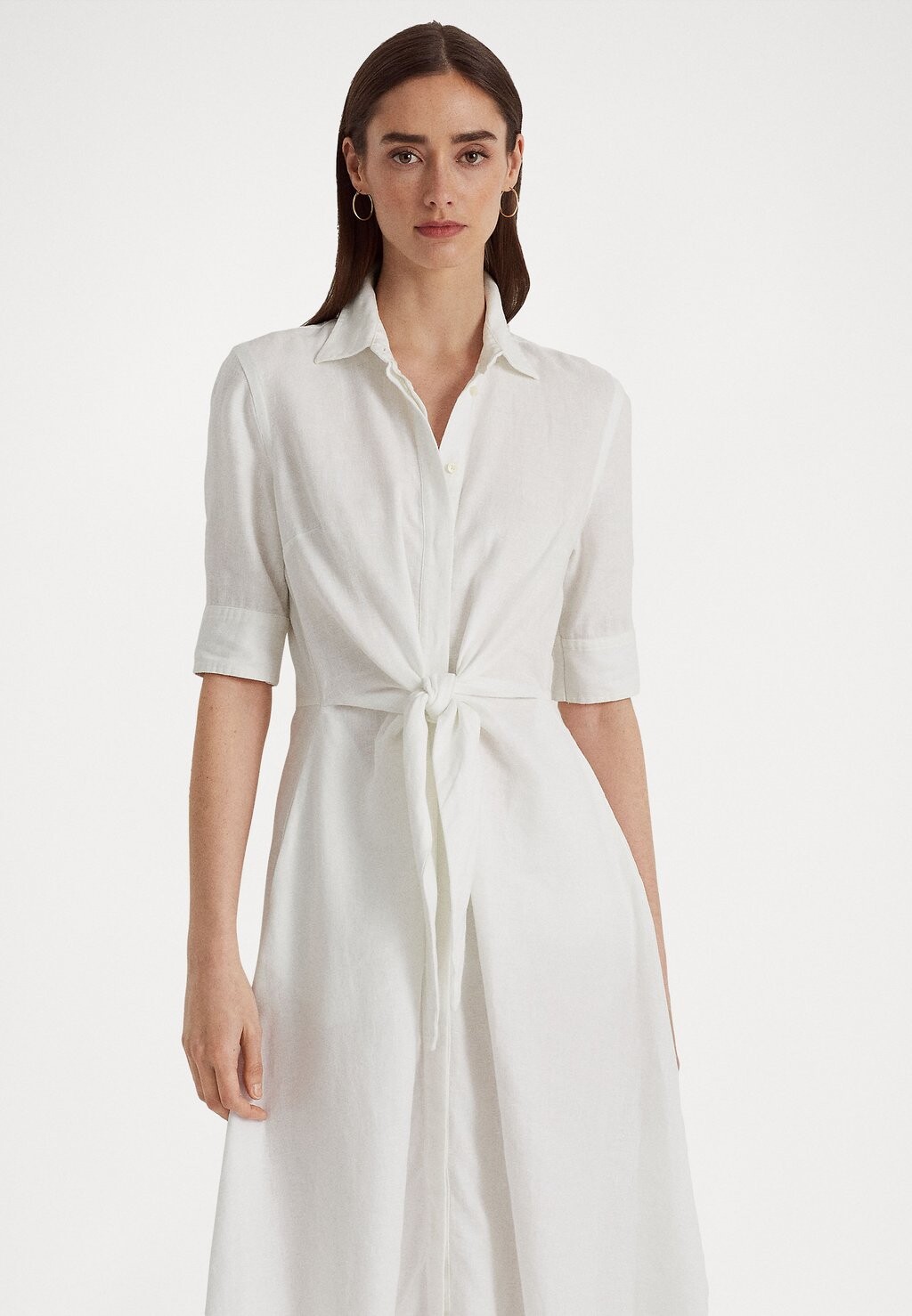 

Классическая рубашка Lauren Ralph Lauren WAKANA CASUAL DRESS, белый