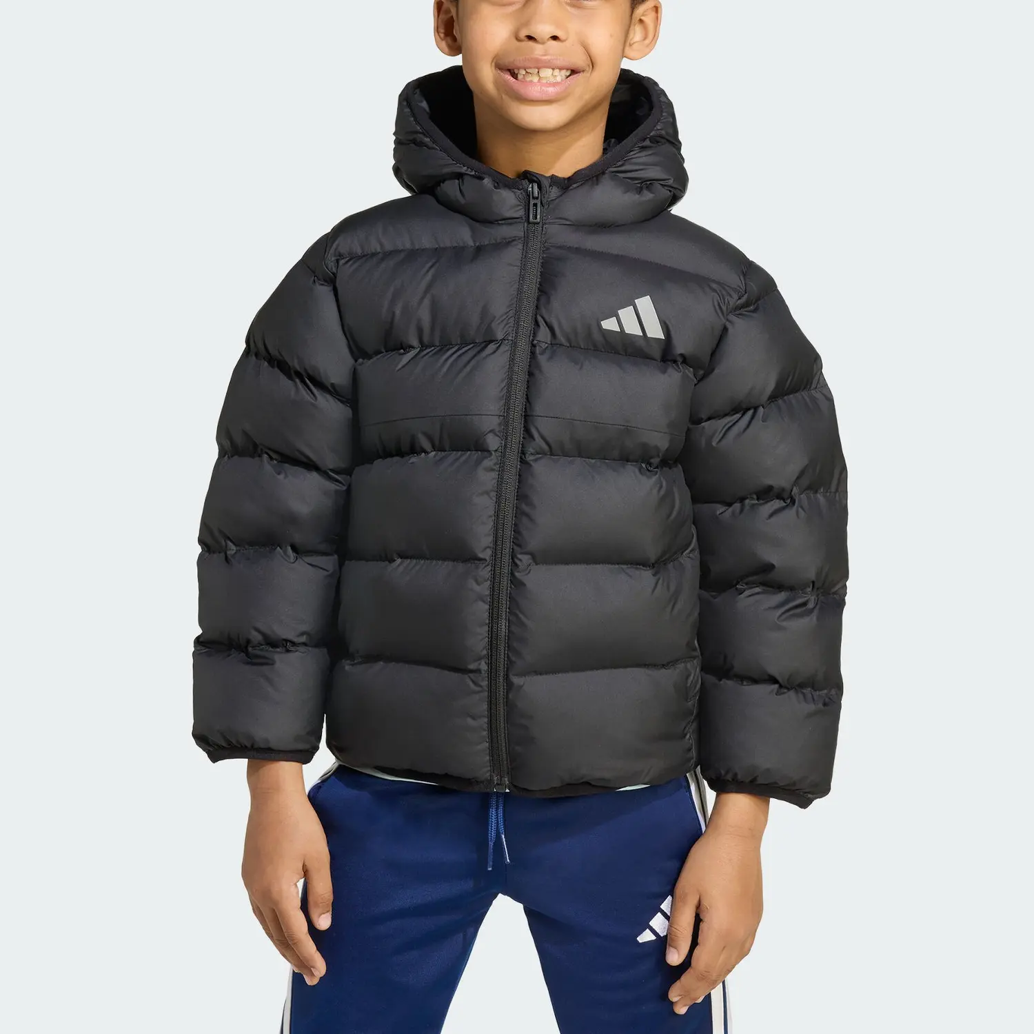 Утепленная куртка CLIMAWARM для детей Adidas, черный — фото 3