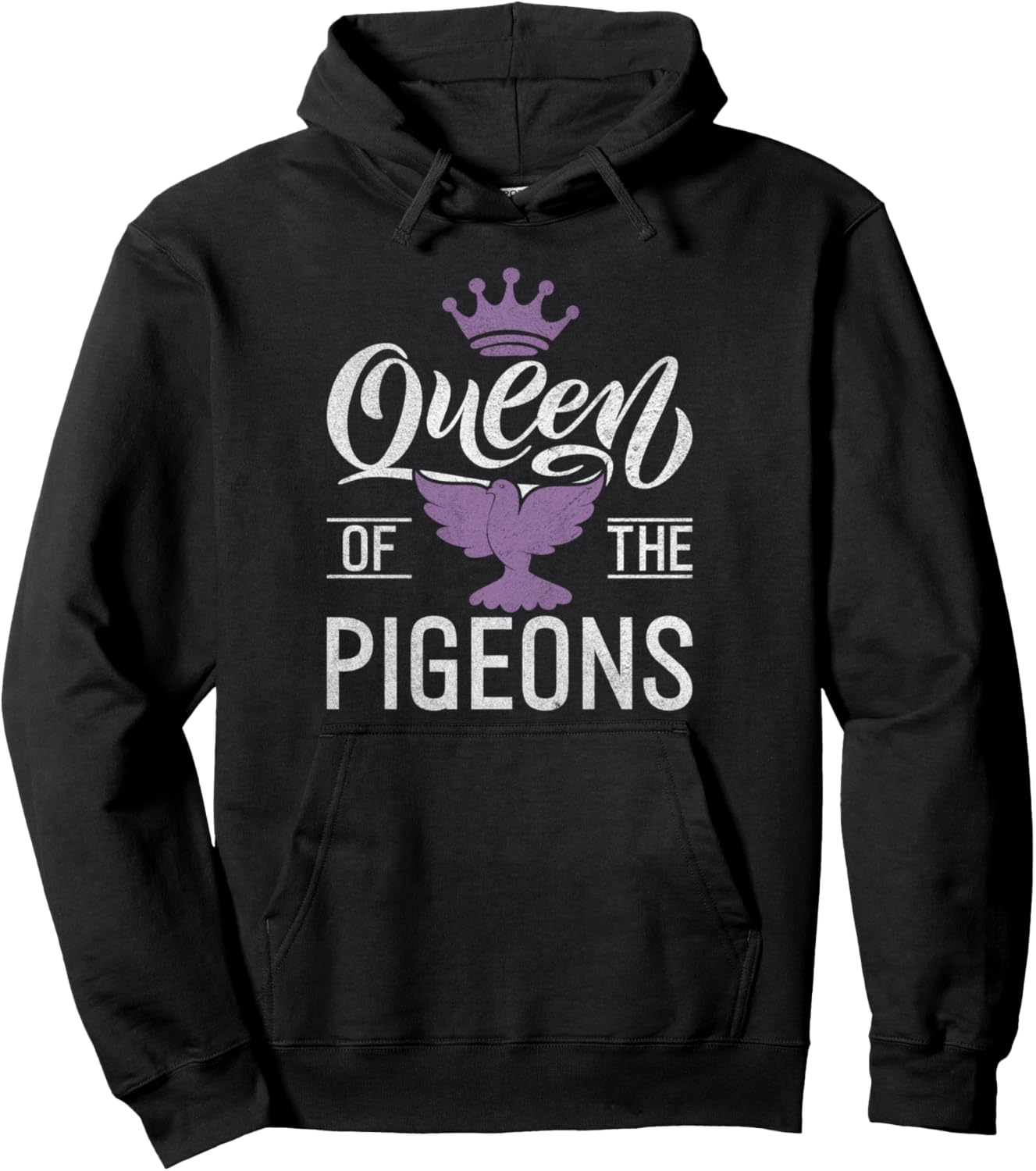

Худи Dove Queen Queen Pigeon Gifts, черный